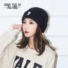 ZHENYUEQI P-Letter Cashmere-Blend Knit Beanie
