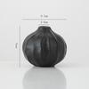 Black Minimalist Creative Decoration with Dried Flowers Flower Vases Entrance Desk Living Room Floral Arrangements Flower Vase
