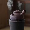 Guanlan Coarse Pottery Dual-use Charcoal Stove & Side-handle Teapot for Outdoor Tea Brewing