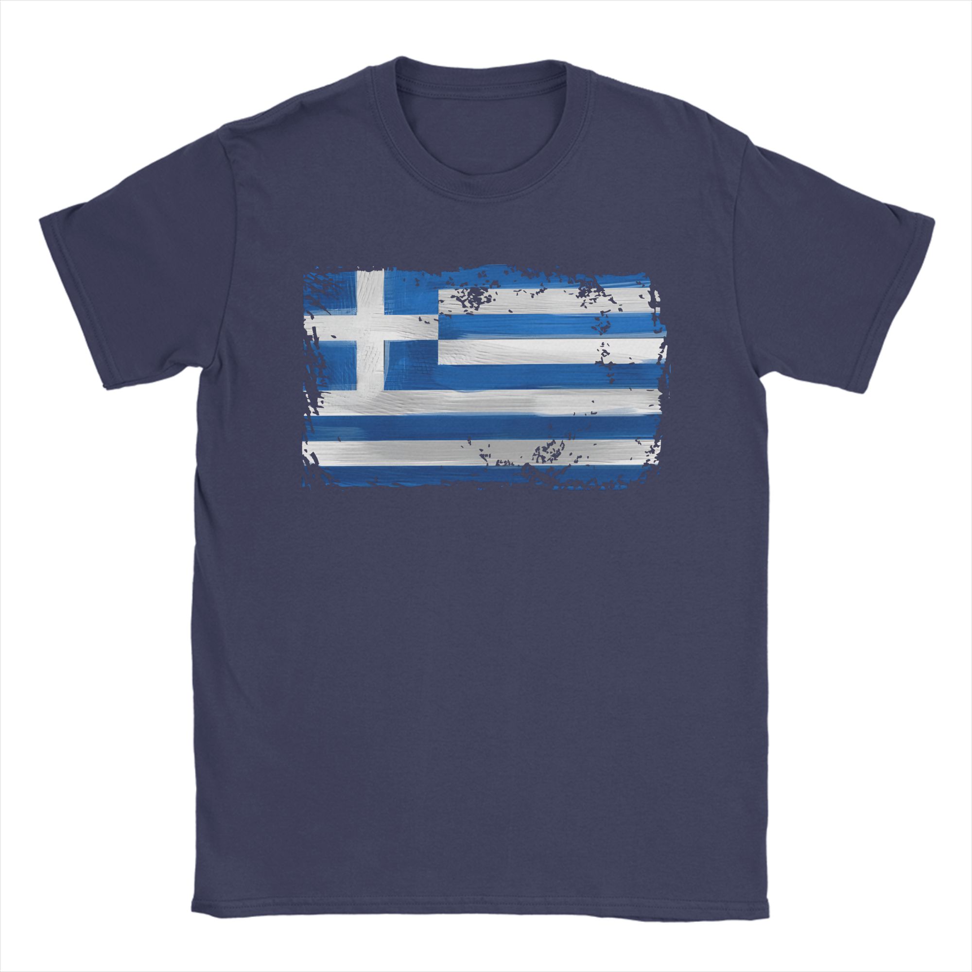 

Greece Flag Cotton TShirt For Mens Summer Aesthetic TShirts Comfortable Hippie Tee Shirt Plus Size Print Tops 4XL