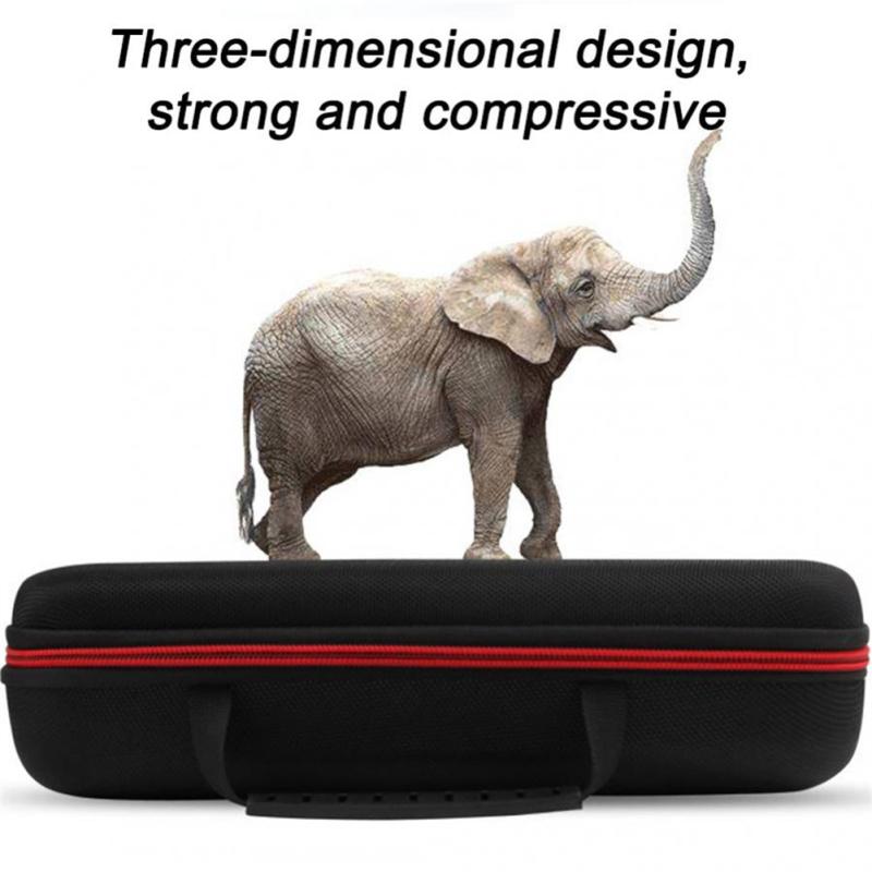 Tragbare Eva Drahtloses Mikrofon Aufbewahrungstasche Stoßfest Großvolumig Hartschalen-Tragetasche Für