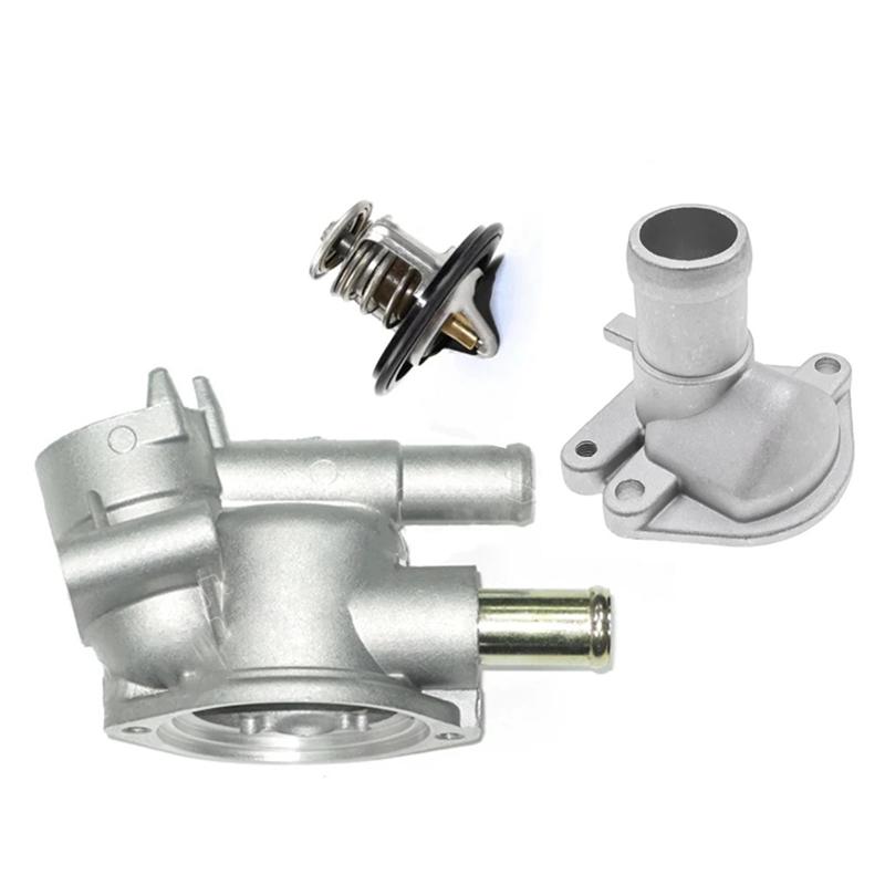 ABLZ-3PC Car Engine Coolant Thermostat Housing For Honda Civic CR-X 19320PM3010 19320-PM3-010 19311-PM3-000