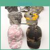 Waschbare Baumwoll-Camouflage-Baseballkappe mit gebogenem Schirm für den sommerlichen Freizeitgebrauch