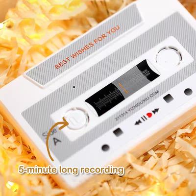 Recording Voice Card Tape Greeting Card Recordable 300 Seconds Diy Recording Musiccard Valentine'S Day Anniversary Birthday Gift