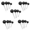 20pcs Golden Ball-Cake Topper Birthday Party Cupcake-Topper For Cake-Decor