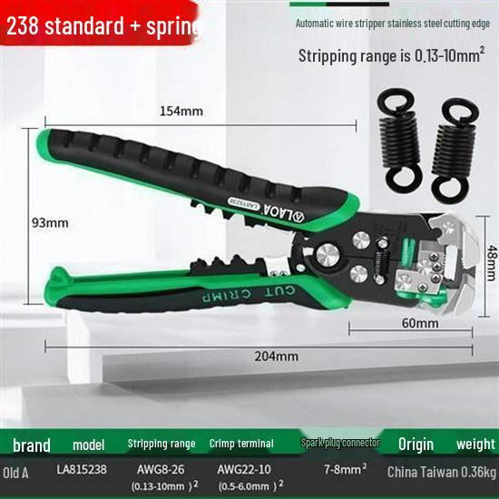 Multifunctional Automatic Wire Stripper & Cutter Pliers for Electricians
