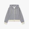 Stripe Zip Up Hoodie  9176213986ct 