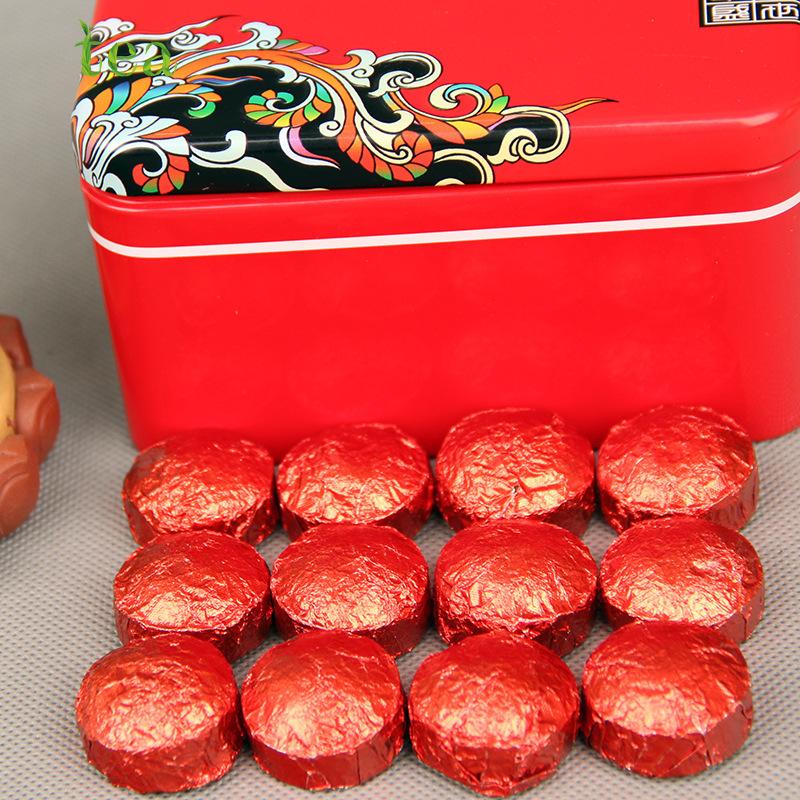 

Чай Юньнань Пуэр Спелый чай Роза Пуэр Чай Мини Чай Сяотуо в жестяной коробке 200г