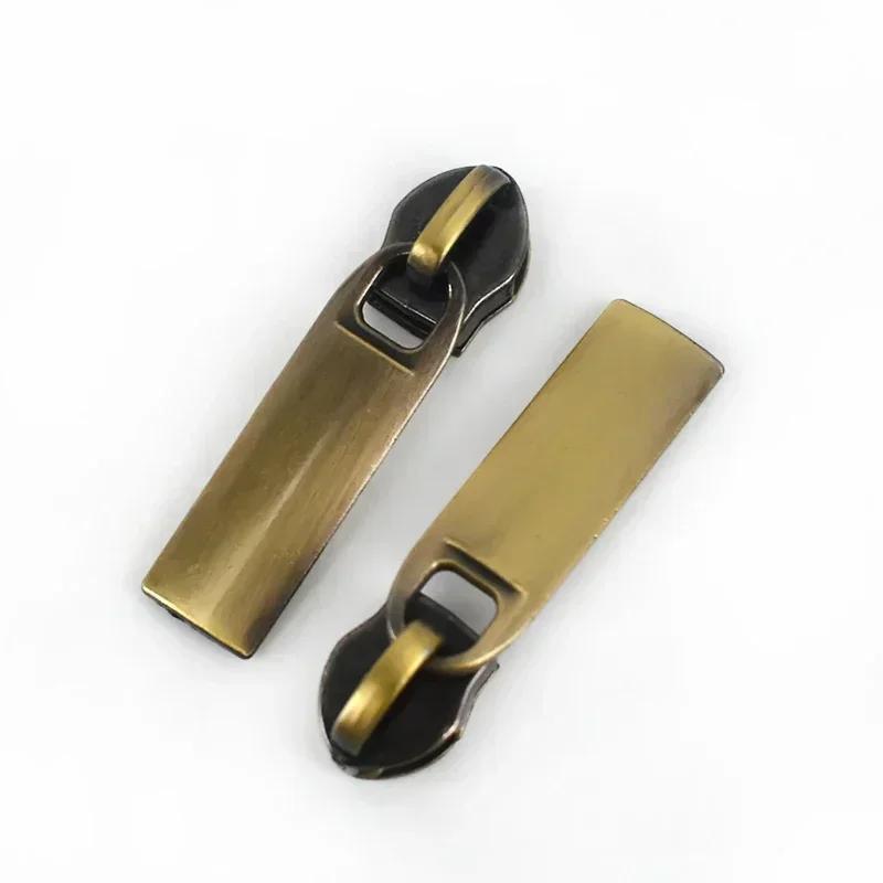 5/10/20Pcs 5# Zipper Slider for Nylon Zippers Zip Head Puller Lock Bag Clothes Purse Tailor Repair Kit DIY Sewing Accessories