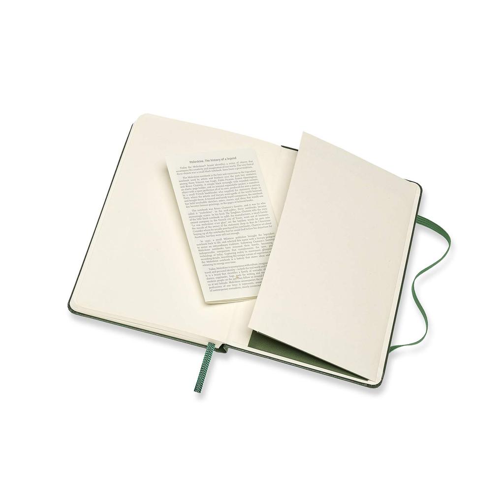 Moleskine Notebook Classic Notebook Hardcover Pocket Size Myrtle Green Plain QP012K15