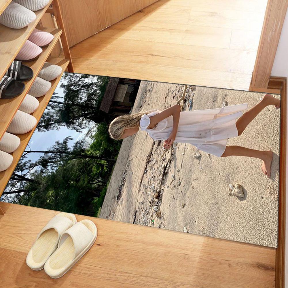 Customize Photo Customize Picture Area Rug Perfect for Entryway Bedrooms Outdoor Hallway Anti-slip Rug Decorate Offices Birthday/Christmas Gift