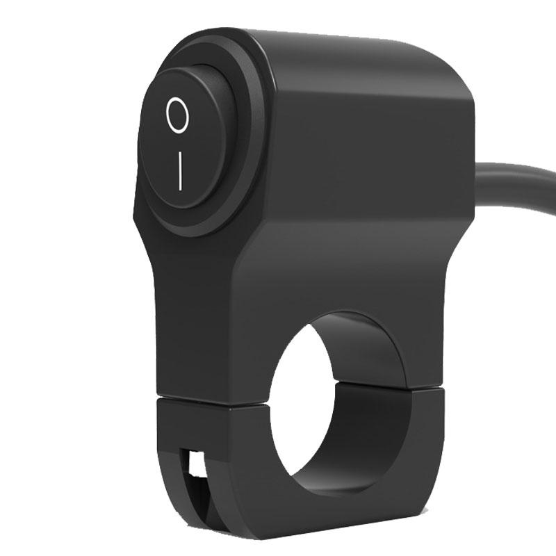 Motosiklet Gidon Açma Kapama Anahtarı 12V Su Geçirmez Farlar Sis Farları Uzun ve Kısa Işık Dönüşümü Moto Aksesuarları 22mm 7/8"