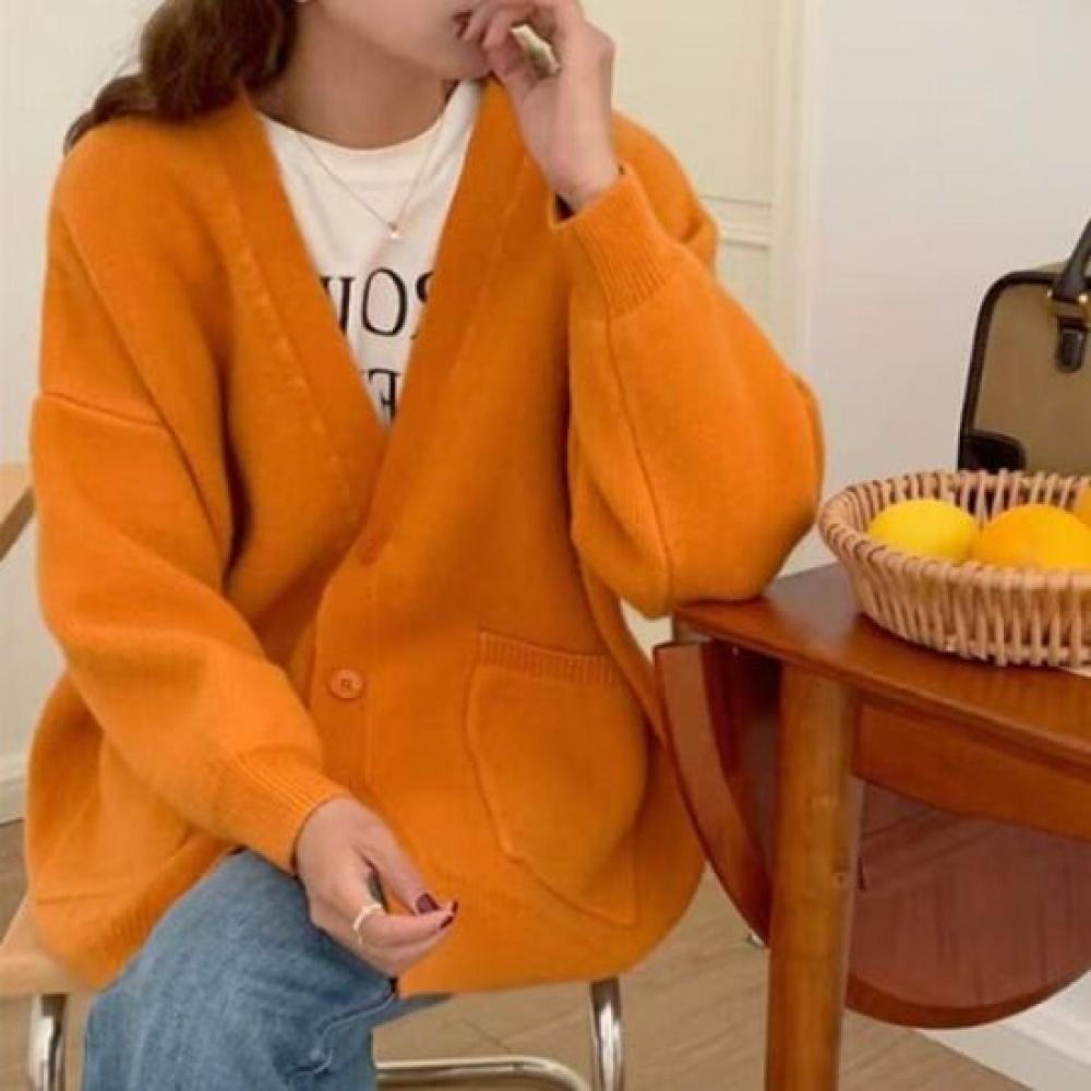 NaVaVa Soft Solid V Neck Long sleeVe Knit Cardigan Nk2562