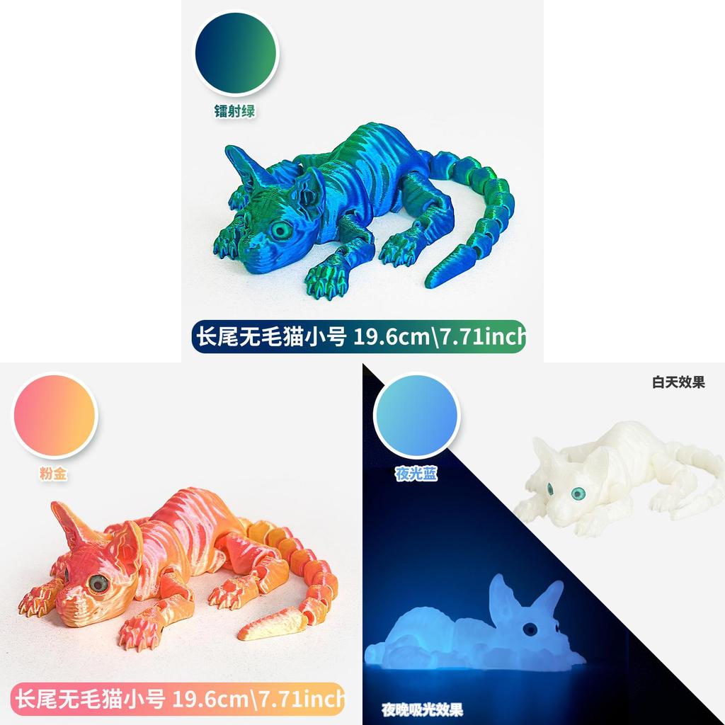 3d Pla Cat Figure Collectors Edition For Kids And Home Decor