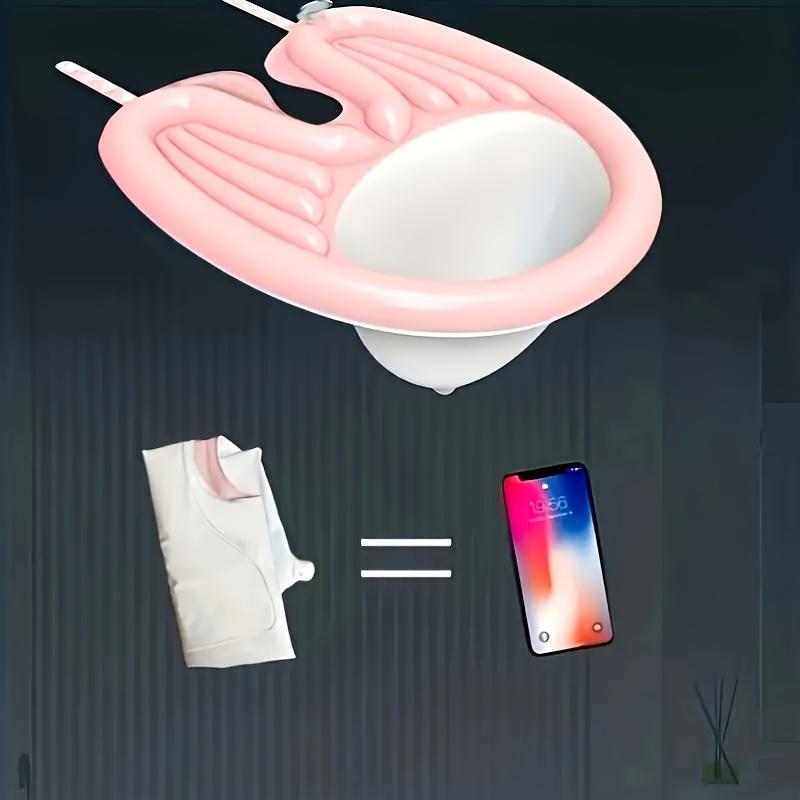 Inflatable Shampoo Basin - Portable, Soft, Comfortable, and Lightweight with Air Pump and Drainage for Elderly, Disabled, Pregnant Women