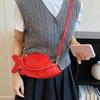 Creative Simulation Fish Shaped Crossbody Bag Faux Leather Slouchy Hobo Bag  Daily Use