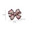 New Luxury Rhinestone Chic Bowknot Brooch Badge Jewelry Accessories Bow Brooches Pins Party Gifts Lapel Pin for Men Women