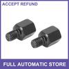 2pcs 8mm RH To 8mm RH Black Motorcycle Rearview Mirrors Adapter Bolt Screw