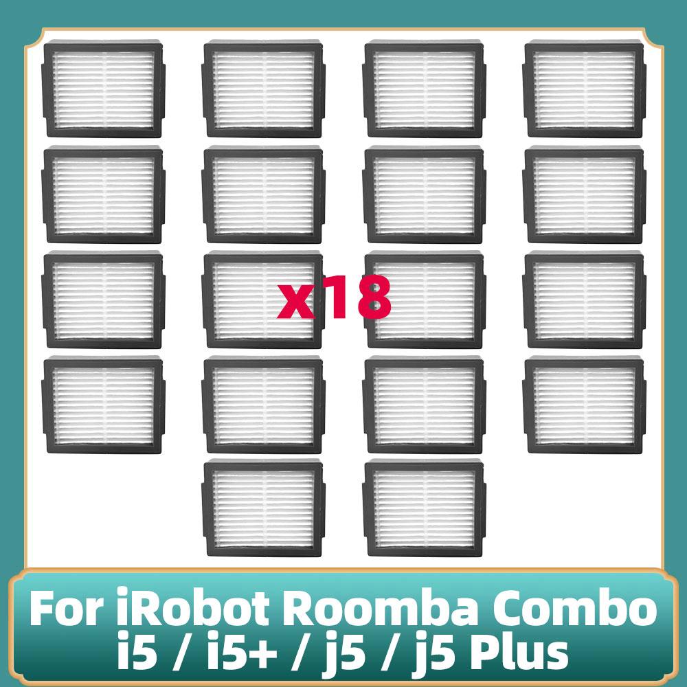 Kompatybilny Z Odkurzaczem Robotem iRobot Roomba Combo i5 / i5+ / j5 / j5 + Główne Szczotki Boczne Filtr Hepa Akcesoria Części