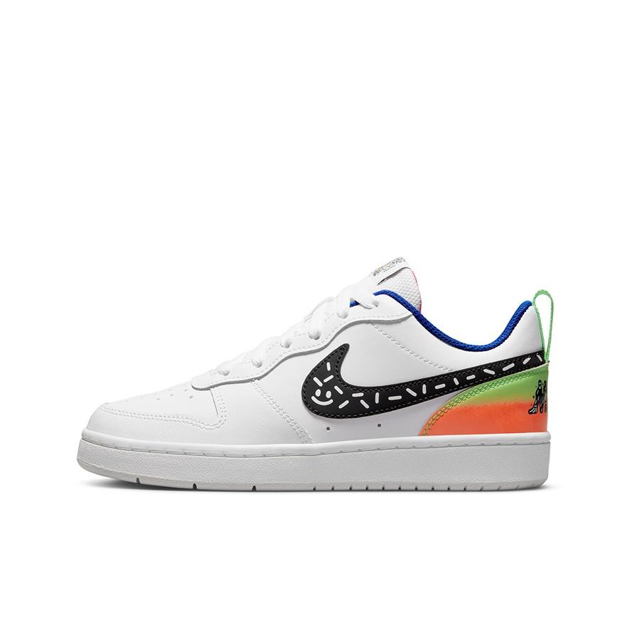 

кроссовки Nike Court Borough Low 2 White Black Photon Dust GS DV1367-101