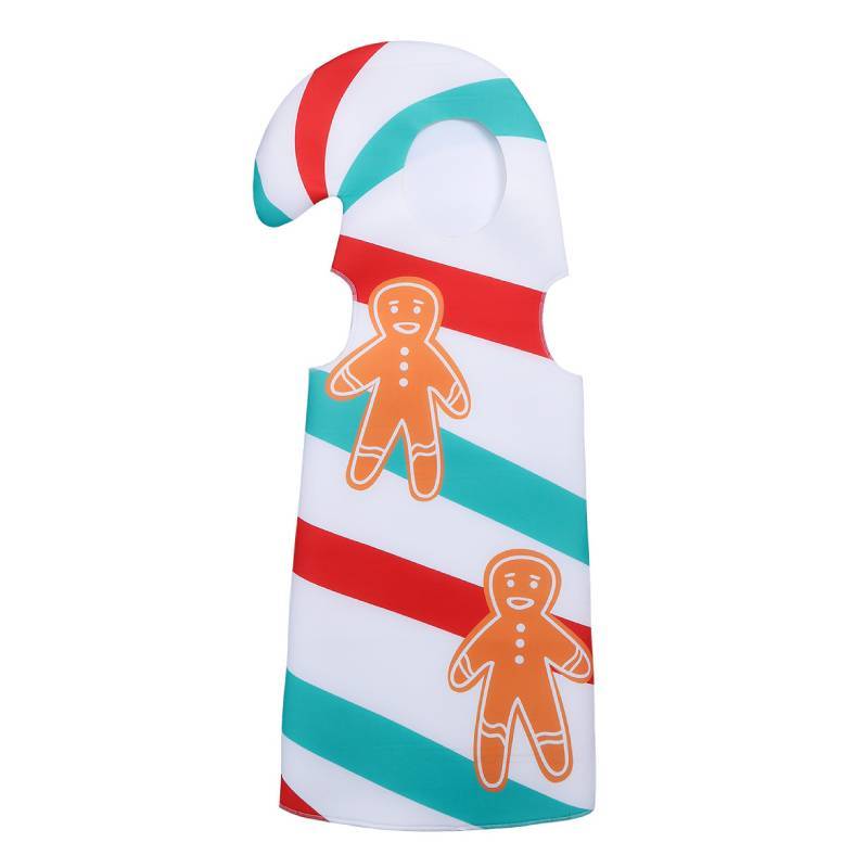 Holiday Kids Gingerbread Costume With Polyester Fabric For Festive Dress Up And Play
