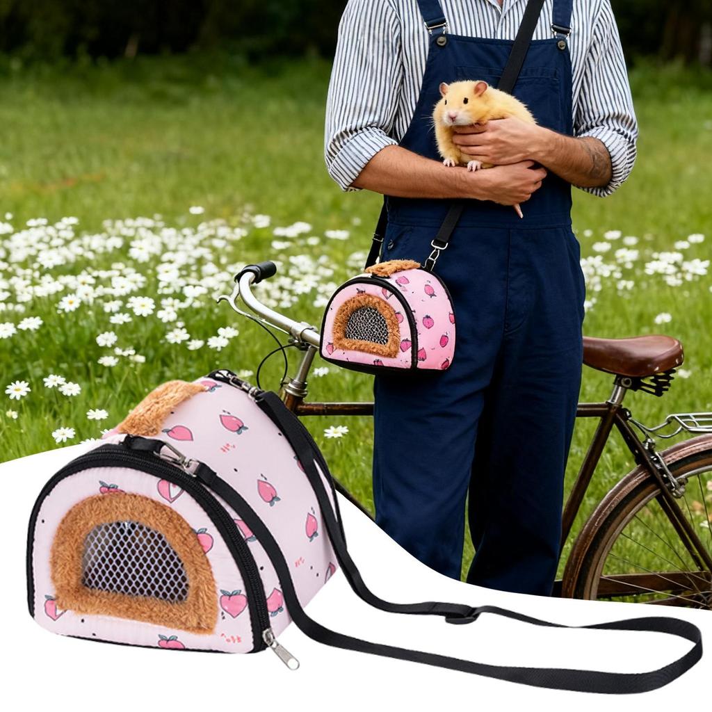 Kleine Tiertragetasche Warme Kaltwetter-Tasche Kaninchen-Reiseträger Für Camping Umzug Pendeln Chinchilla Chamäleon Reptil