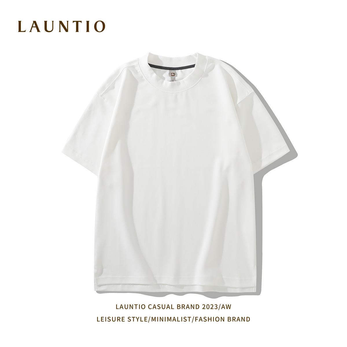 

Футболка-основа из плотной ткани со средними рукавами для мужчин и женщин на все времена года, однотонная, свободная, с круглым вырезом, нейтральная футболка с короткими рукавами для мужчин и женщин XXXXL белый