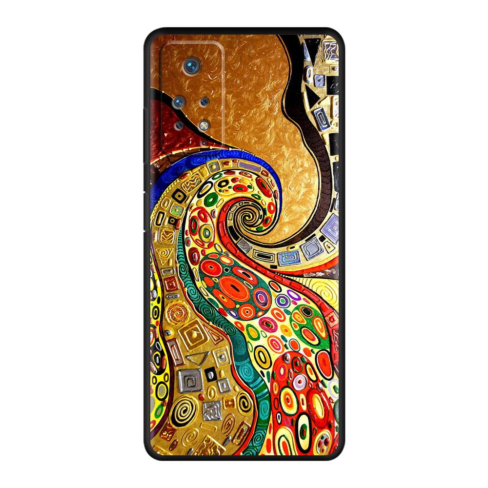 Van Gogh Starry Night Klimt Kiss Phone Coque Armor Case For Redmi Note 8 10 11 Pro 9 7 K40 9S 9C 9A 9T 8T K50 10C