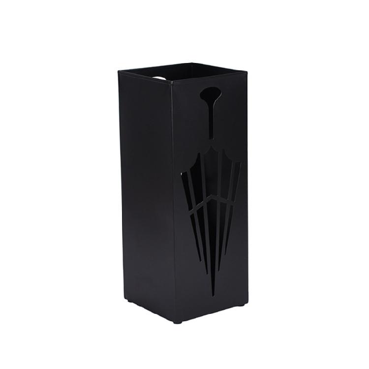 

Tall Square Umbrella Container With Ventilation Openings And Solid Structure For Wet Umbrellas чёрный