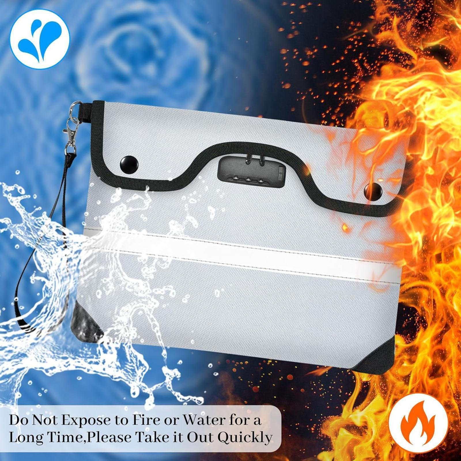 

Держатель для документов, Огнестойкий, Мужской ;s Кошелек, Карман-конверт для документов, Паспорт, серый