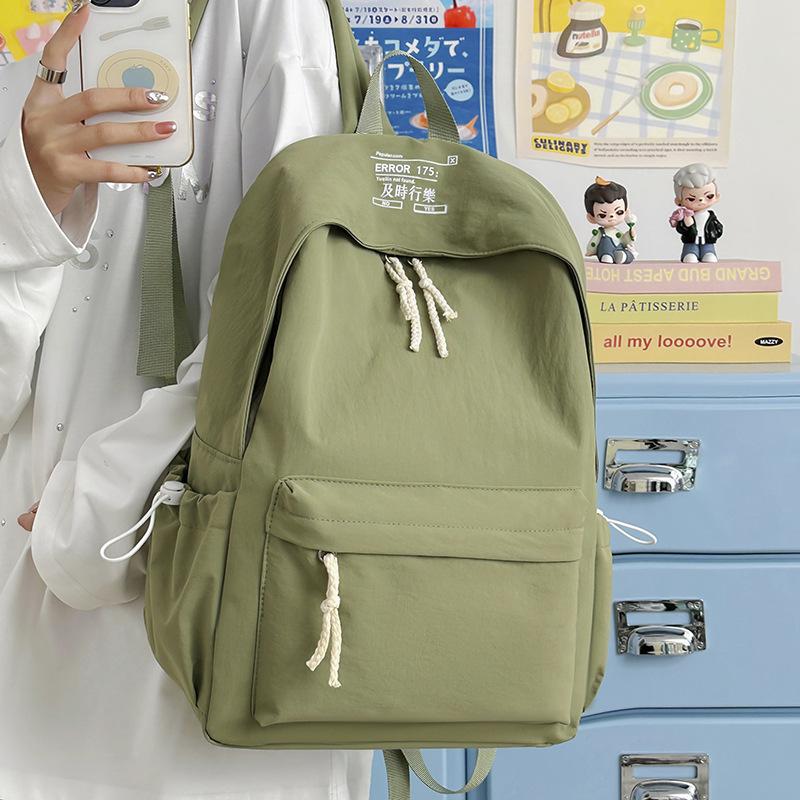 Schoolbag Japanese Ins Simple School Bag Women's Daily Versatile Backpack Middle School College Student Small Fresh Commuter Backpack