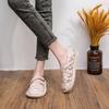 Fashion Women's Single Shoes Summer 2025 New Thick Sole Mesh Embroidered Lace Cloth Shoes Casual Comfortable Breathable Sports Shoes