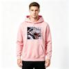 Men Anime Print Pullover Hoodie Casual Long Sleeve Streetwear Sweatshirt For Daily Wear