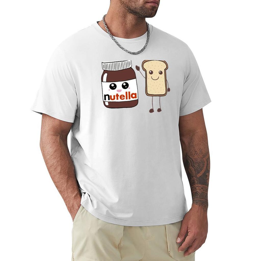Nutella and bread TShirt Soft Cotton Print TShirt