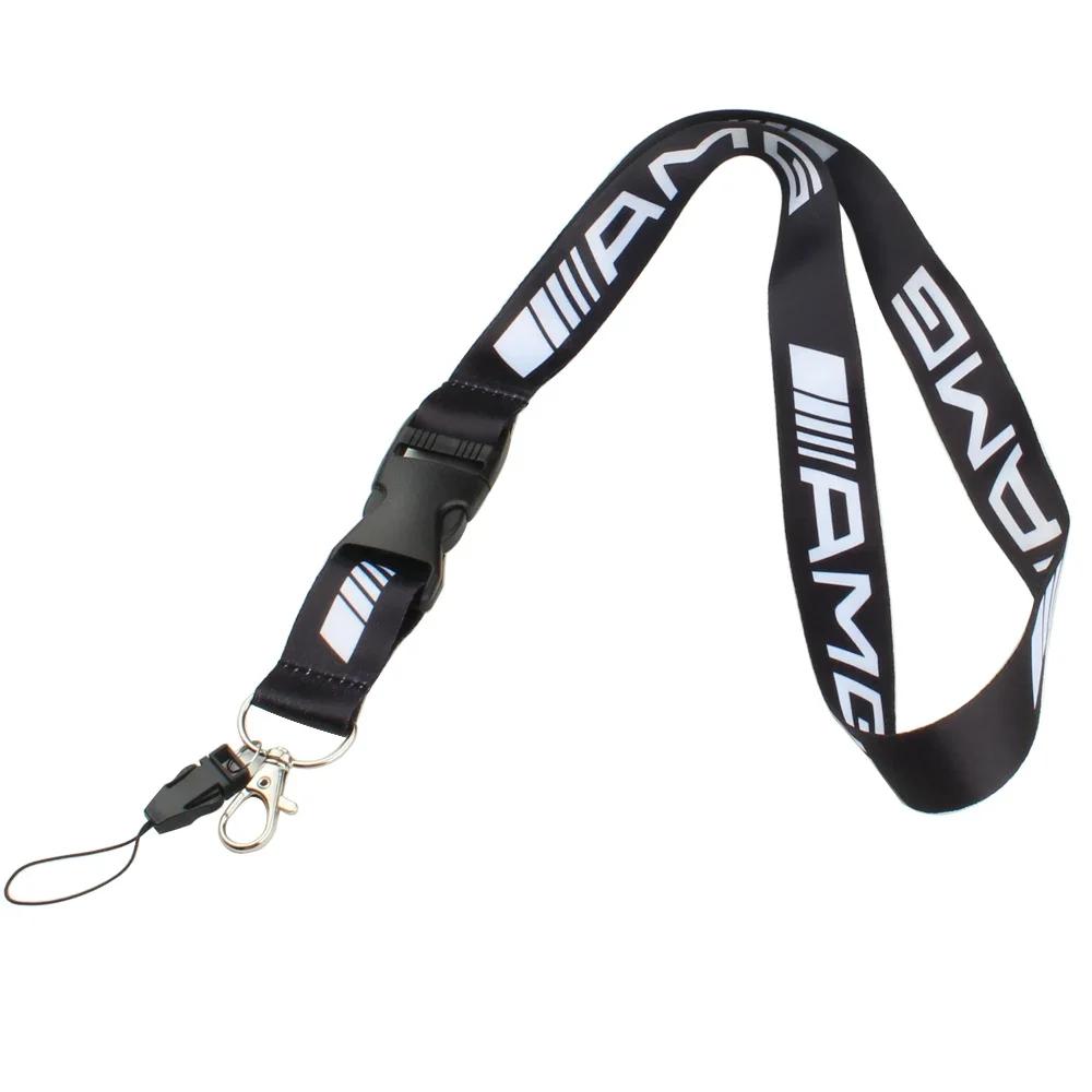 hrmfq5 For Mercedes Benz New Lanyard for Car Keys Cell Phone Neck Straps car key chain For Mercedes Benz AMG C G E S ML SL GLK GLE GLS