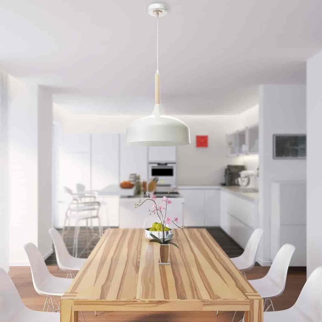 Taylor Pendant Lamp White 1Xe27 60W