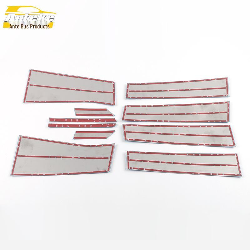 21 Kustu Car Window Trim: Stainless Steel Anti-Scratch Glass Protector & Bright Strip Accessories