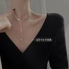 925 Sterling Silver Neck Choker Chain Pearl Pendants Necklaces Women Luxury Jewelry Exquisite Elegant Aesthetic Charms