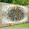 Colorful DNA Science Backdrop, STEM Education Classroom Photography Background