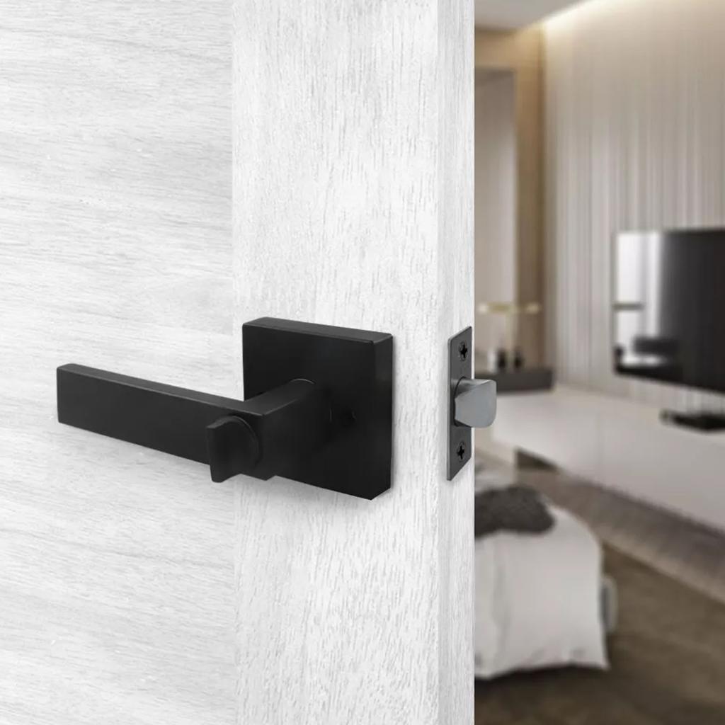 Mâner Ușă Aliaj Aluminiu Prevenire Rugină Mâner Ușă Pârghie de Intrare pentru Baie Dormitor