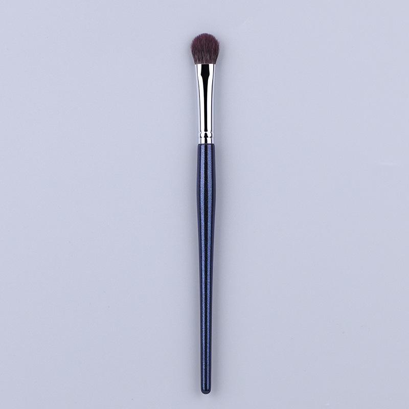 Genuine Wool 15-Piece Copper Tube Makeup Brush Set - Includes Highlight, Eyeshadow Brushes & Eyelash Comb