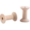 10pcs Wooden Spools, Empty Sewing Spools Color Sewing Bobbins Sewing Thread Ribbon Holder for Arts and Crafts, Wire Rope Chain Thread Roll, 1.85 X