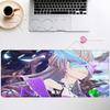 Gaming-Mauspad Silberner Wolf LV HSR Honkai Star Rail Groß XXL Neu Rutschfest Tastatur Anime-Mädchen Kawaii Mauspads PC-Schreibtischmatte