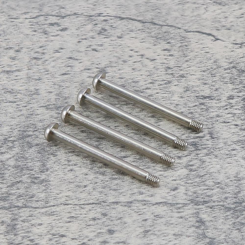 RCAWD 4PCS/SET HINGE PIN FRONT UPPER Suspension Arm M4X46MM for Arrma 1/7 1/8 Series Cars Hopups Upgrade Parts