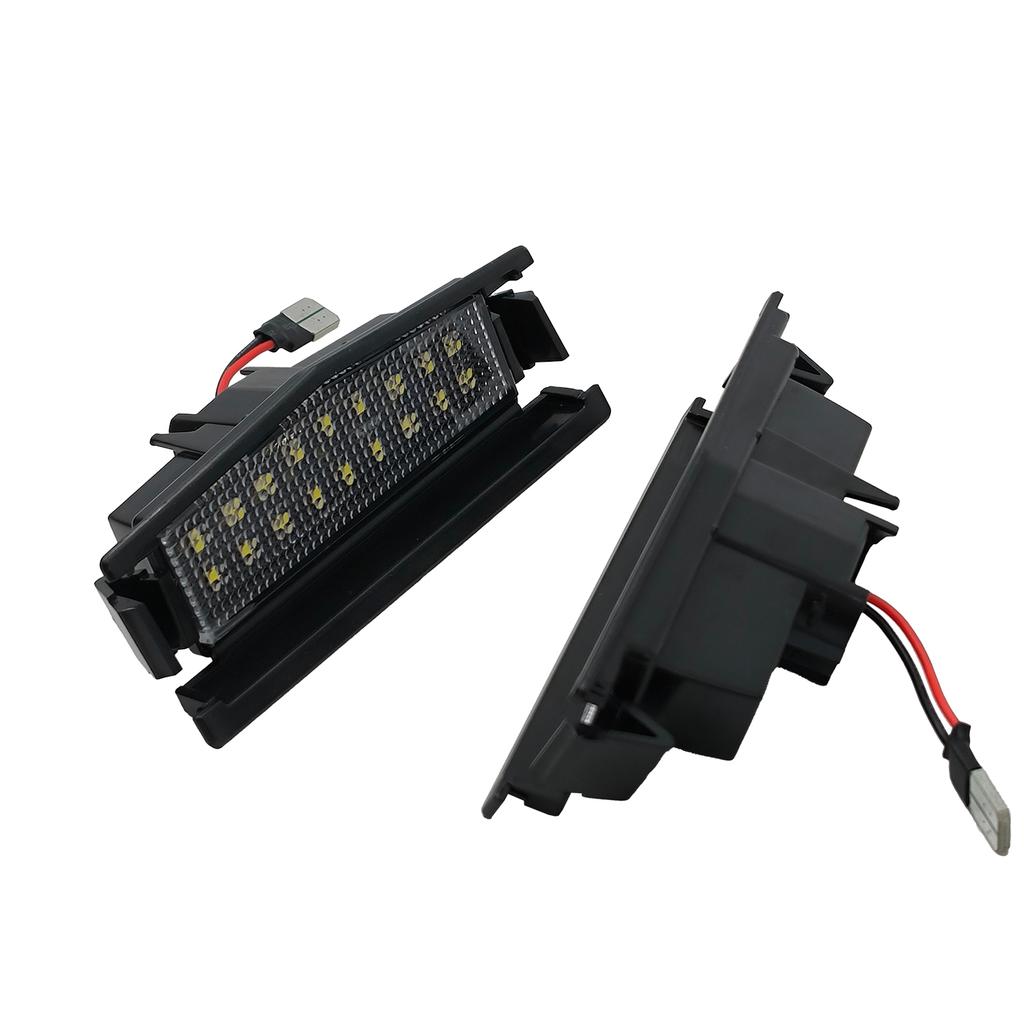 2PCS LED License Plate Lights 6000K For Mazda 2 2016 MX5 Miata 2016 white license plate light number plate lamp