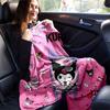 1pc. Cute Kuromi Crowned Plush Blanket - Perfect for Home, Office, or Outdoor Use - Ideal Gift Ideaz0411289