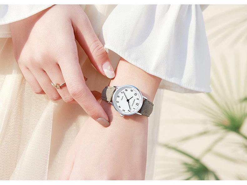 Digital Exam-Specific Leather Strap Watch Set: Men's and Women's Pair