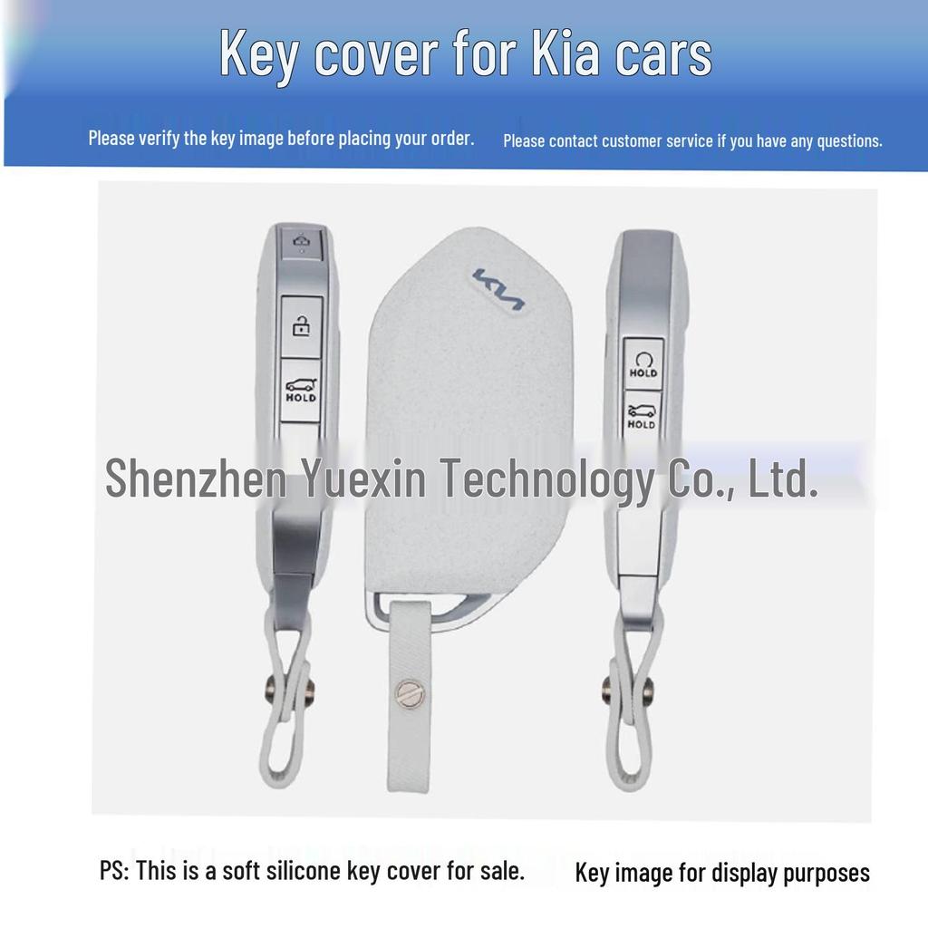 Silikon-Schutzhülle für 2023-2026 Kia K5 Telluride 6-Tasten-Fernbedienung mit Wabenmuster