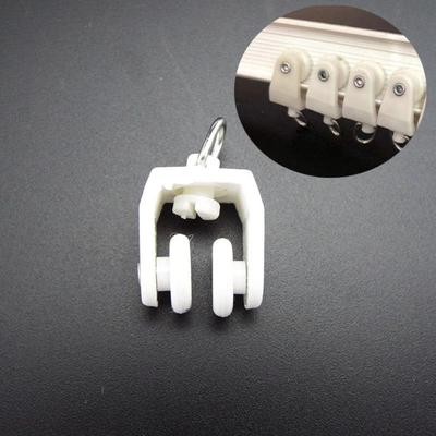 Flexible 10Pcs Sliding Hanging Home Hardware Accessories Straight Curtain Track Slider Curtain Wheel Drapery Hook