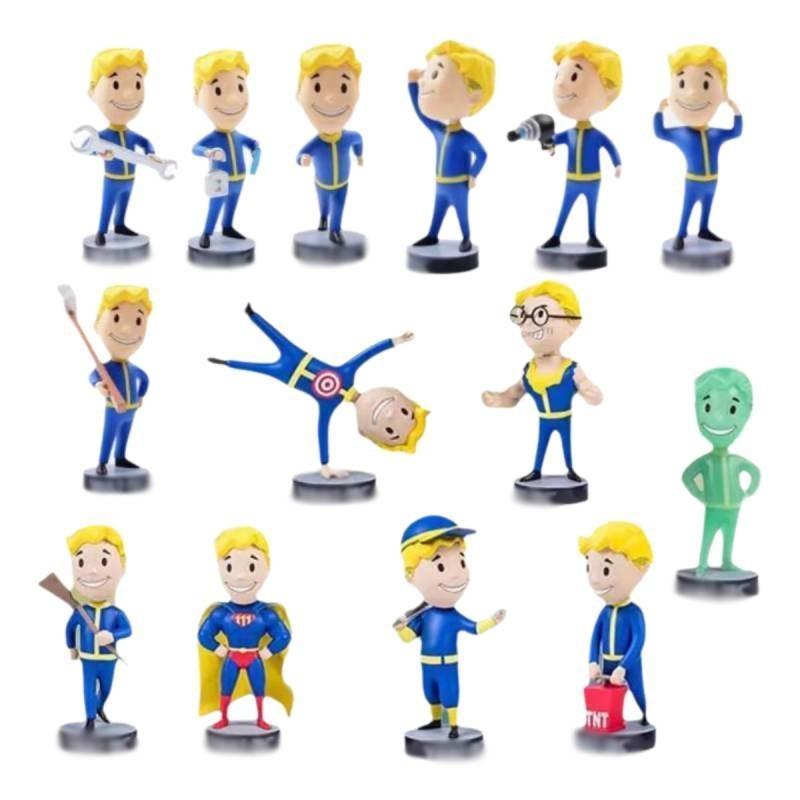 Vault Boy Fallout Q Version PVC-Actionfigur Modell Dekoration 12cm